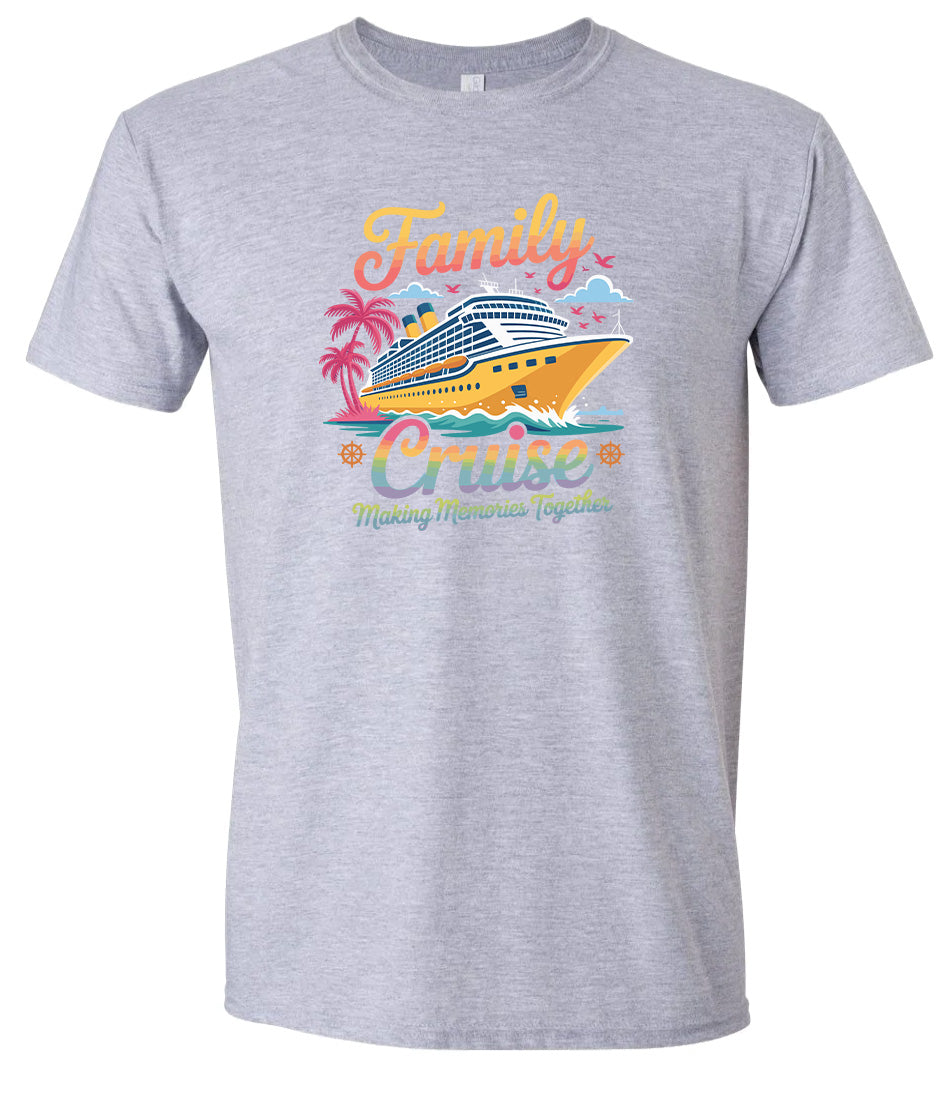 Family Cruise Adult Gildan Soft Shirt