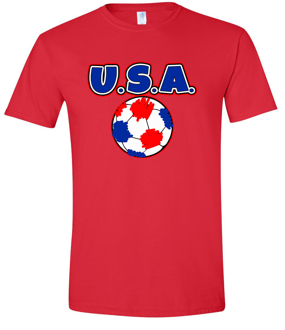 USA Soccer Children's Gildan Soft Shirt