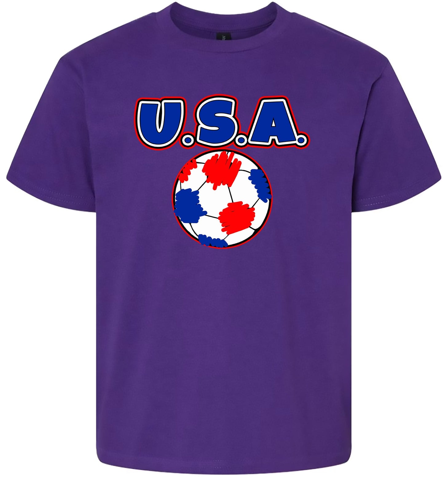 USA Soccer Adult Gildan Soft Shirt