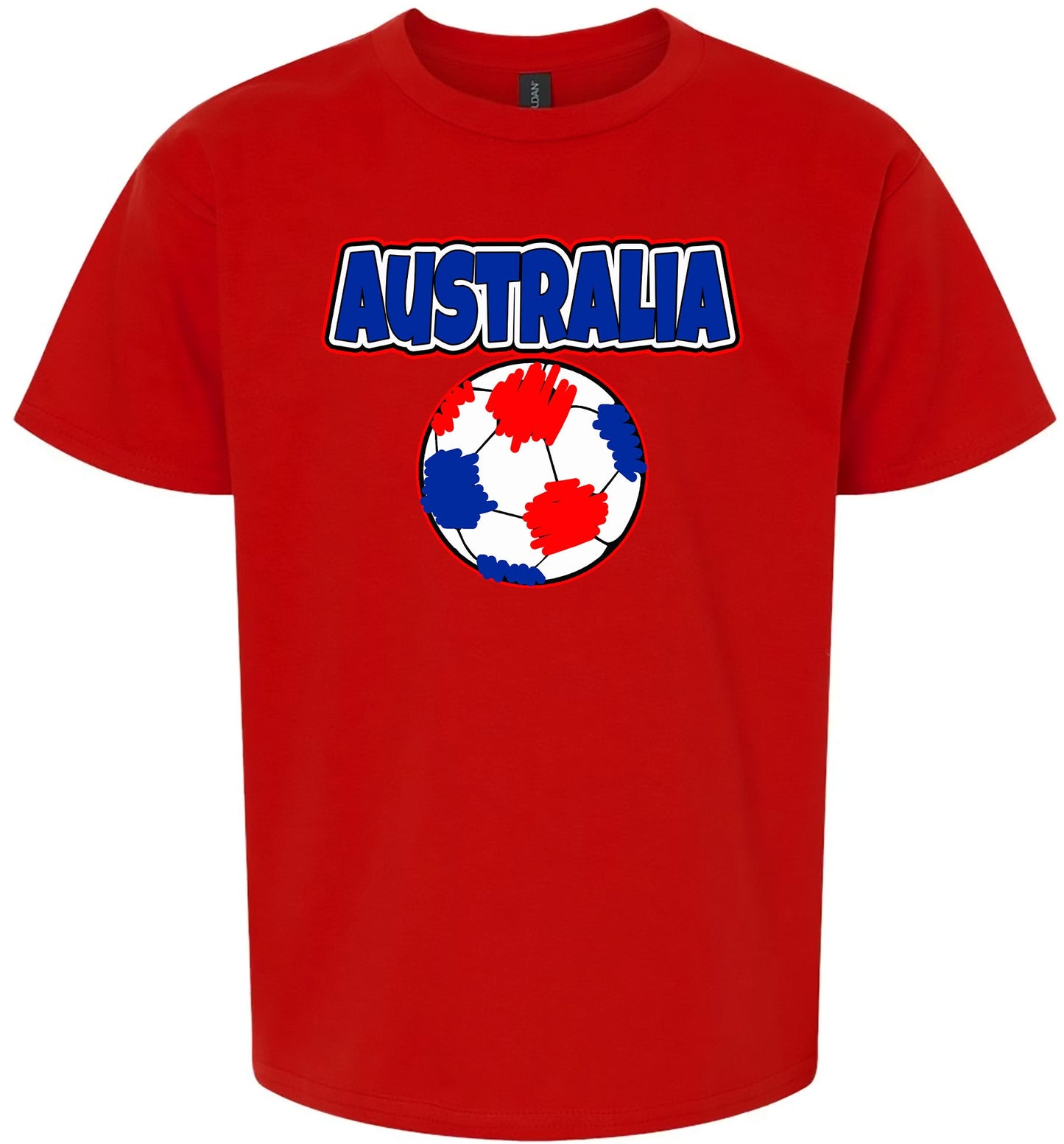 Australia Soccer Children's Gildan Soft Shirt