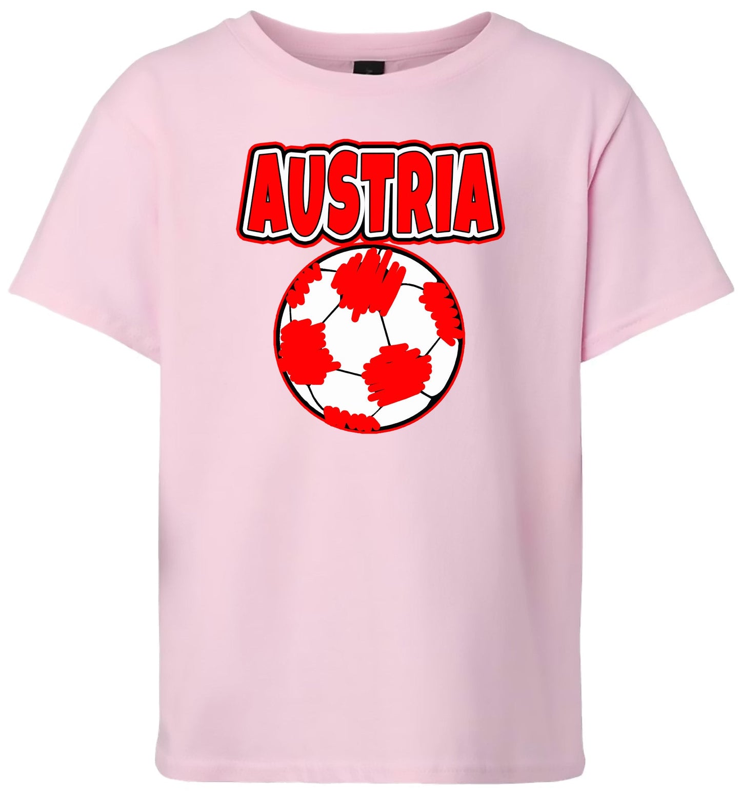 Austria Soccer Children's Gildan Soft Shirt