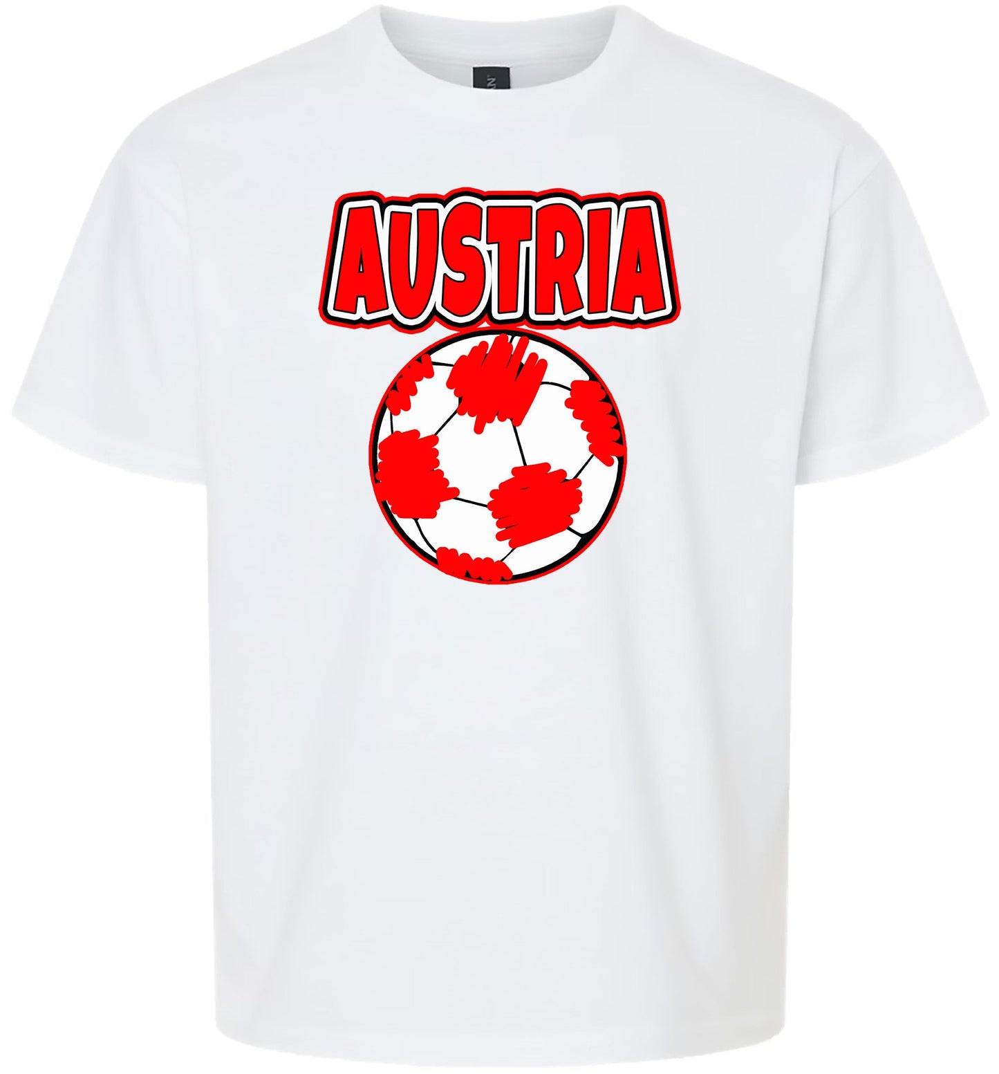 Austria Soccer Children's Gildan Soft Shirt
