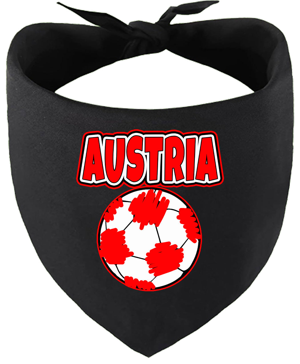 Austria Soccer Pet Bandana