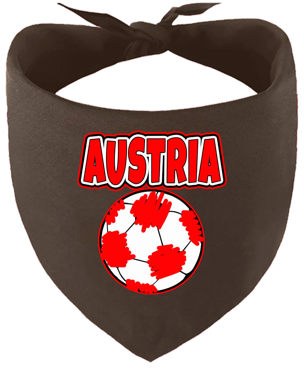 Austria Soccer Pet Bandana