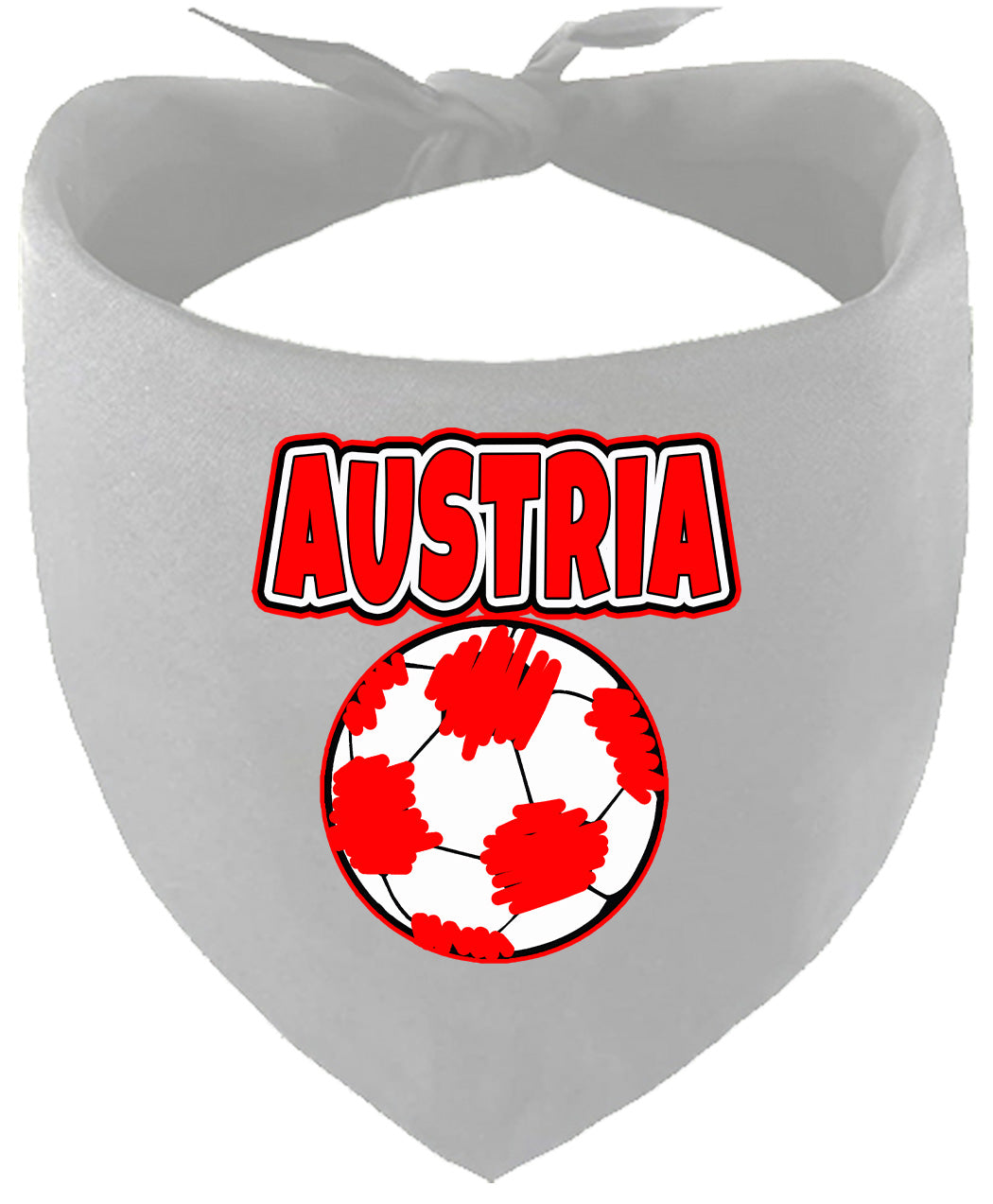 Austria Soccer Pet Bandana