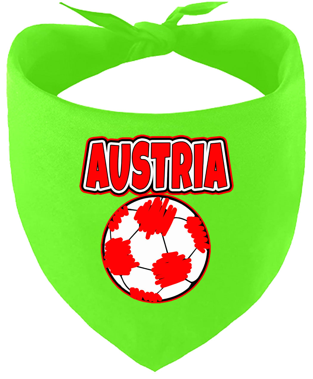 Austria Soccer Pet Bandana