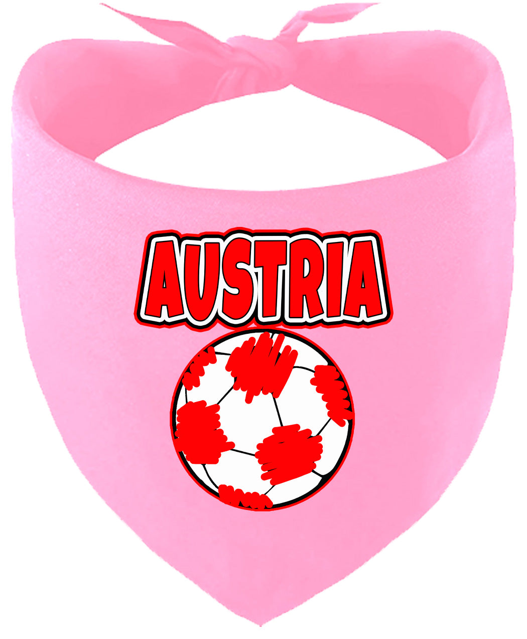 Austria Soccer Pet Bandana