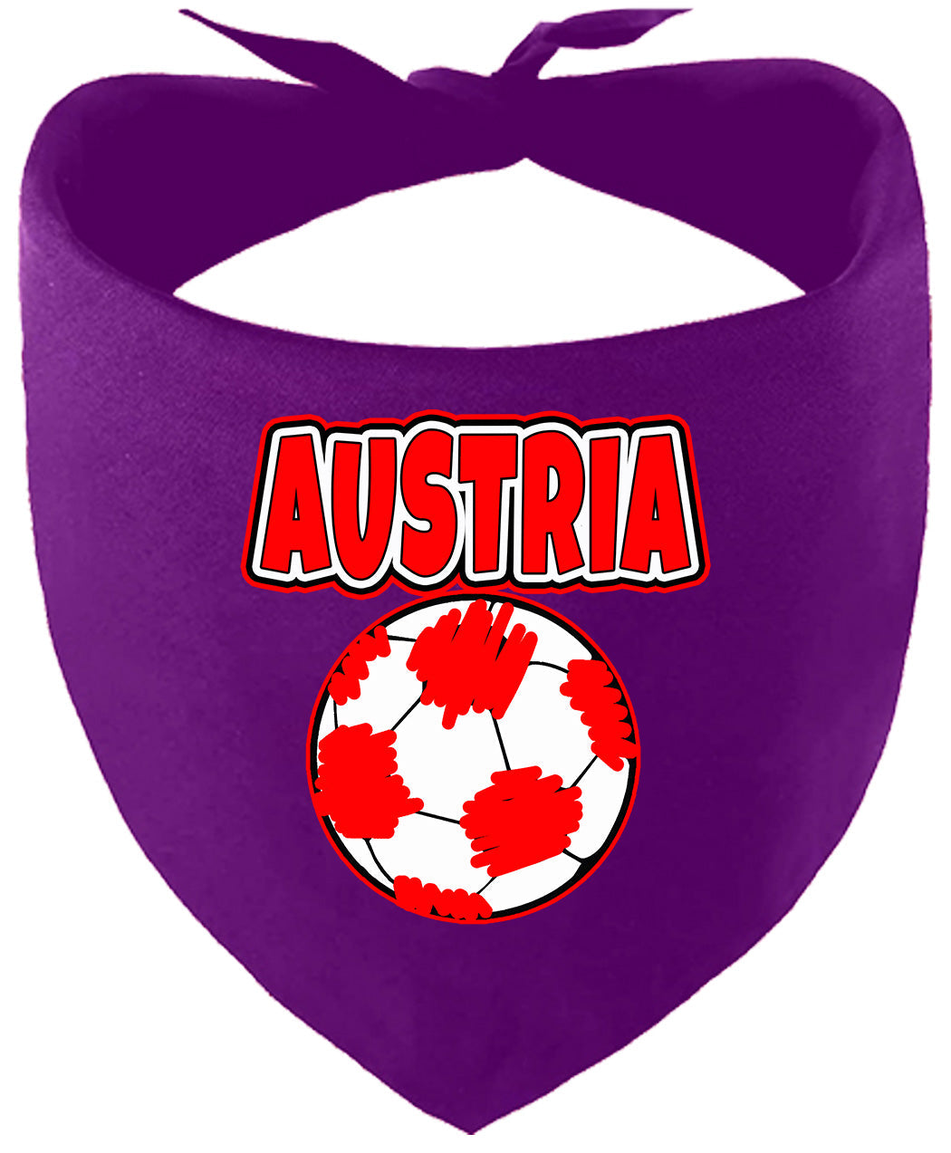 Austria Soccer Pet Bandana