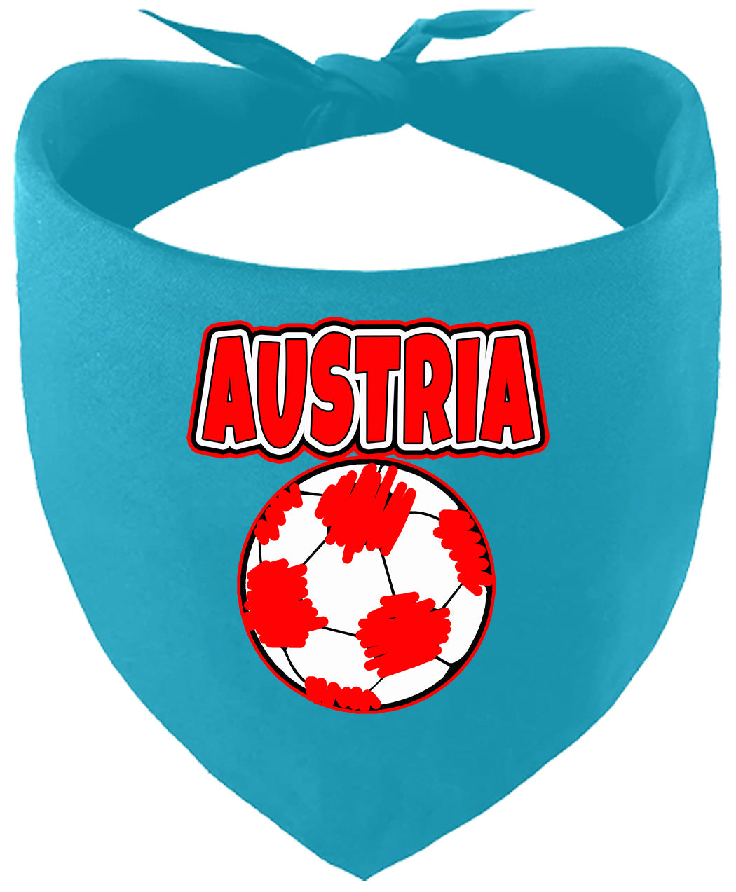 Austria Soccer Pet Bandana