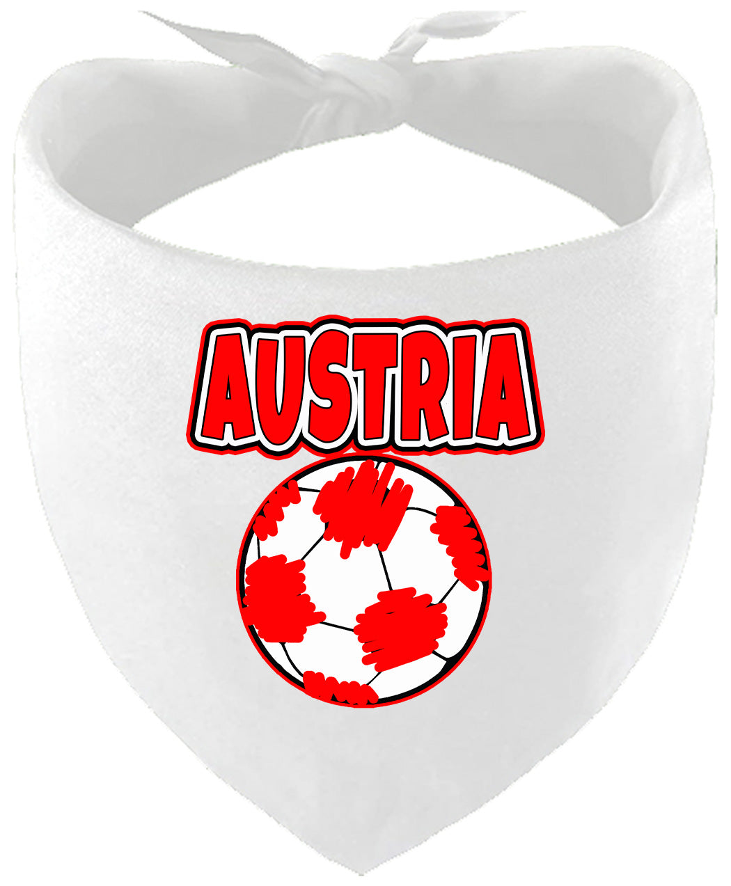 Austria Soccer Pet Bandana
