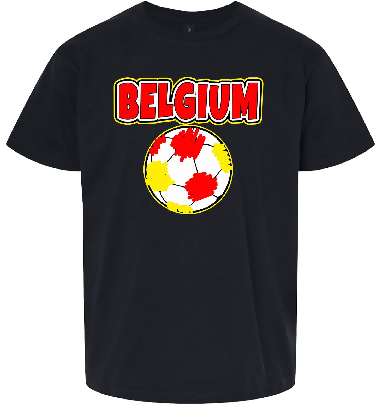 Belgium Soccer Children's Gildan Soft Shirt
