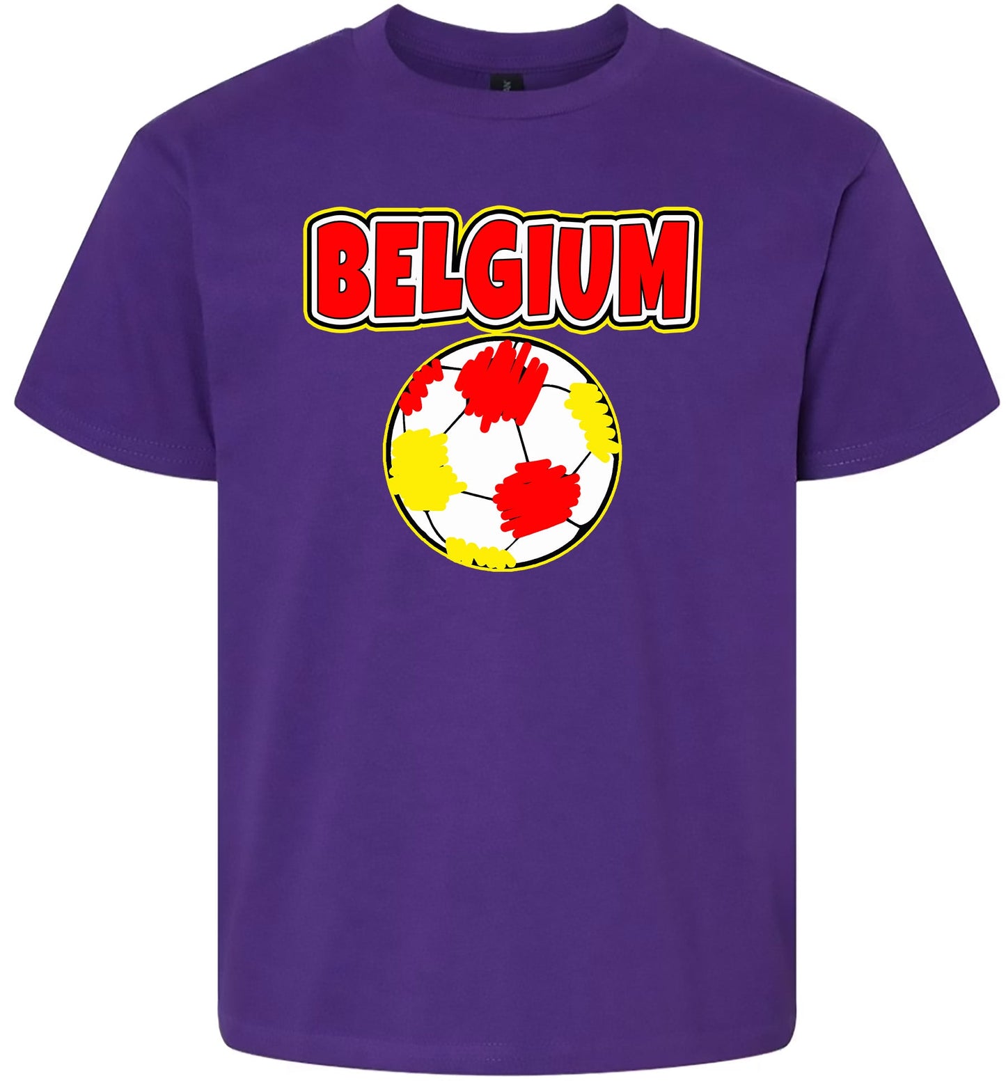 Belgium Soccer Children's Gildan Soft Shirt