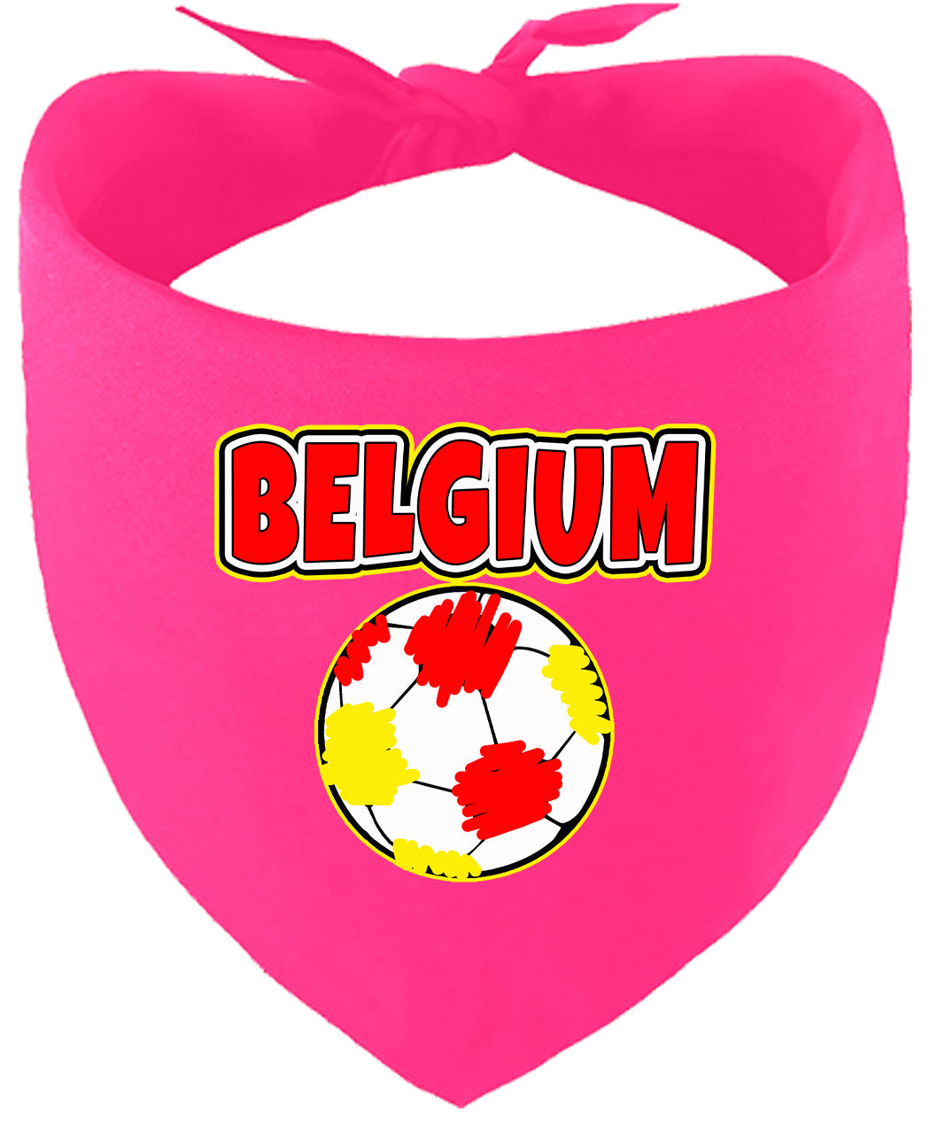 Belgium Soccer Pet Bandana