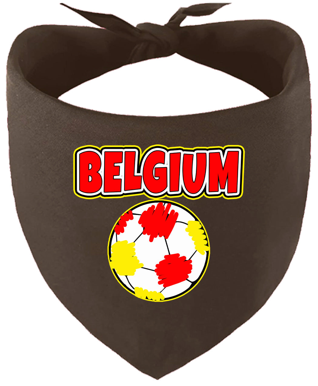 Belgium Soccer Pet Bandana