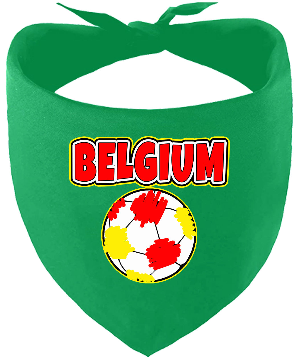 Belgium Soccer Pet Bandana