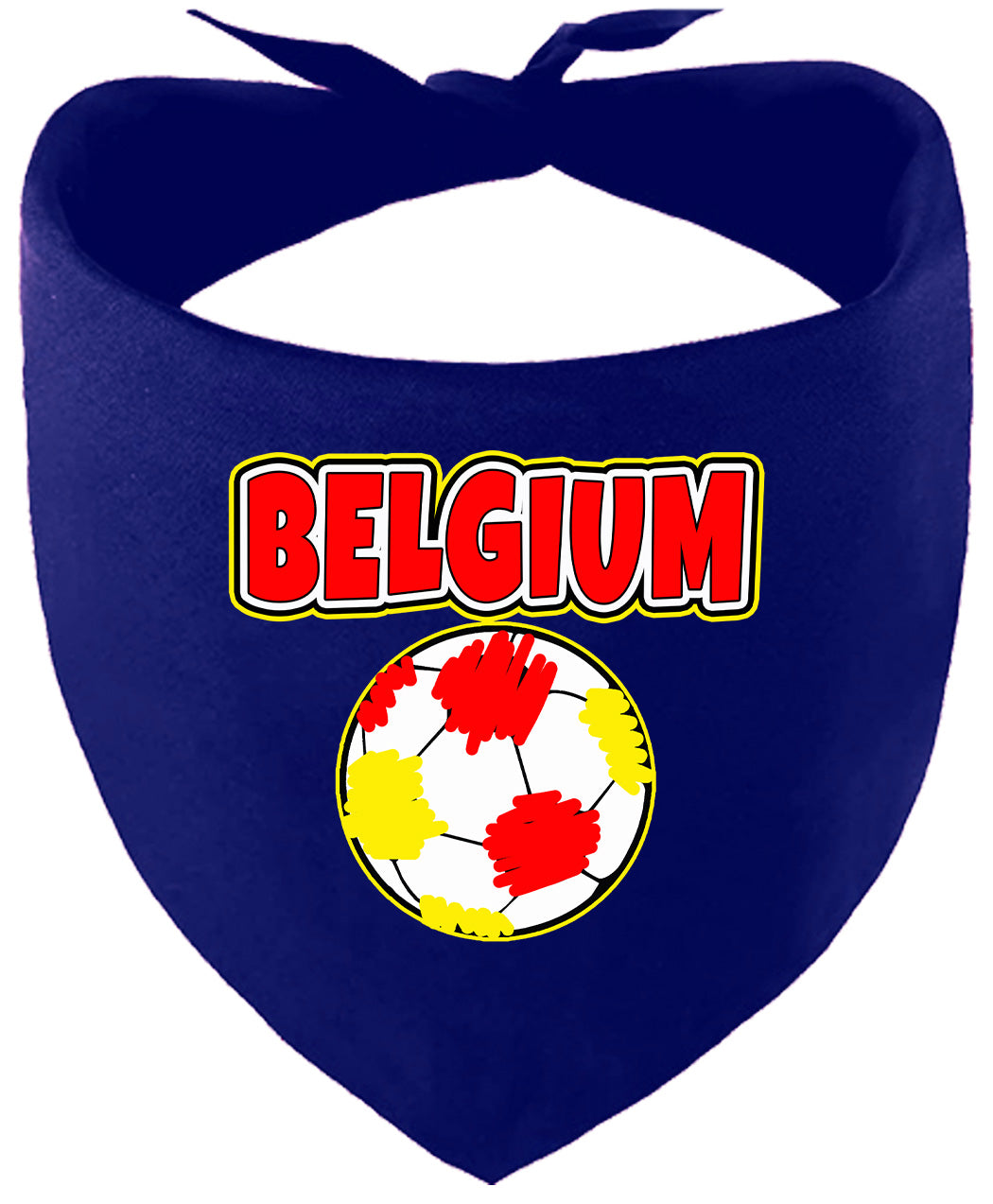 Belgium Soccer Pet Bandana