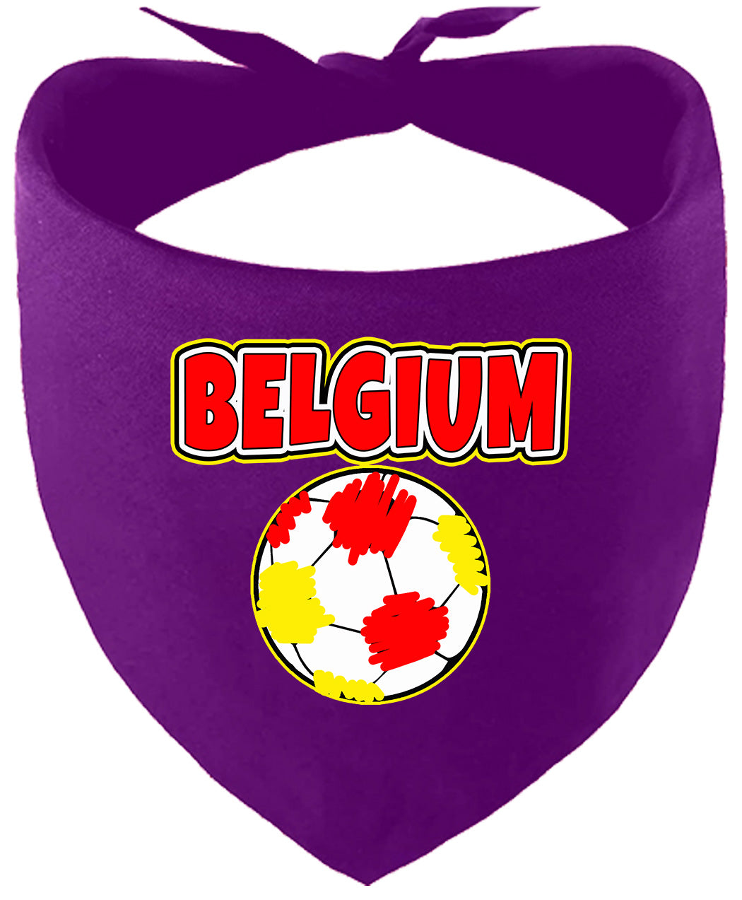 Belgium Soccer Pet Bandana