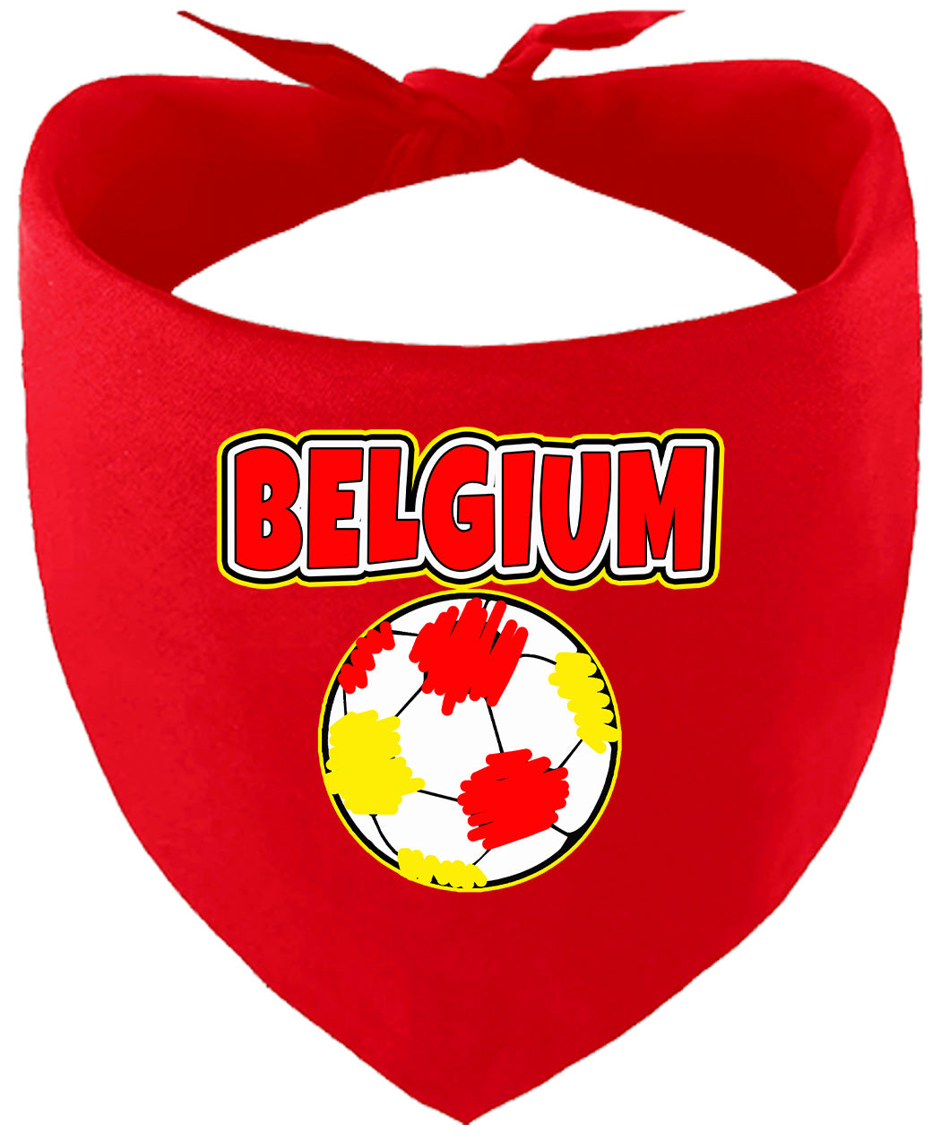 Belgium Soccer Pet Bandana