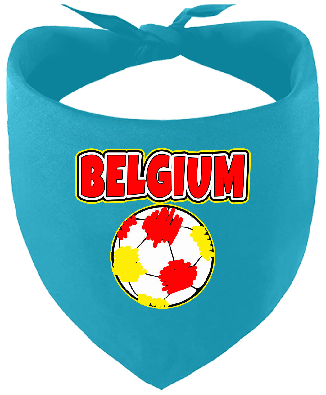 Belgium Soccer Pet Bandana