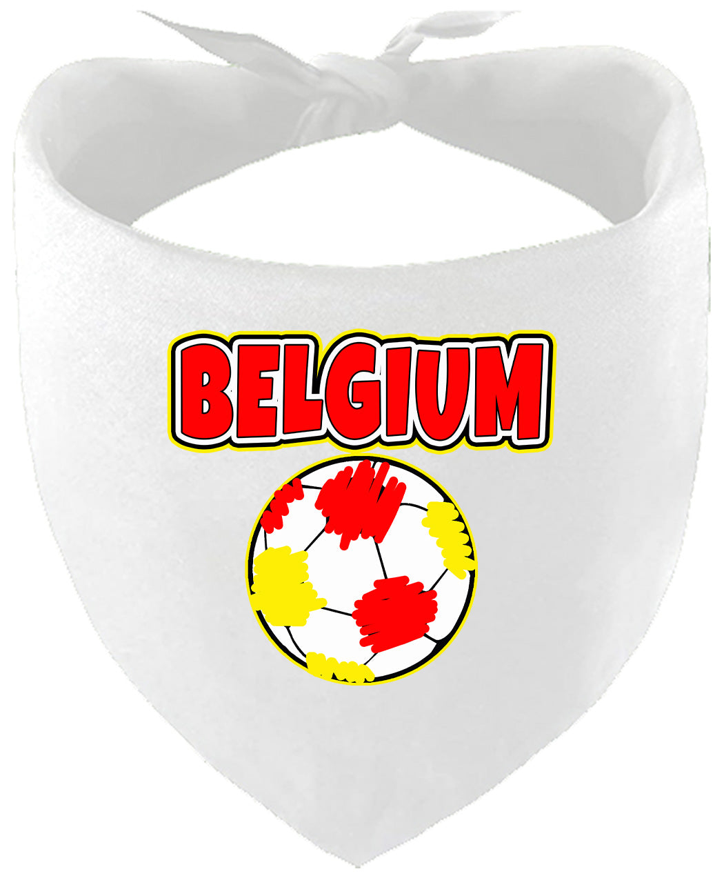 Belgium Soccer Pet Bandana