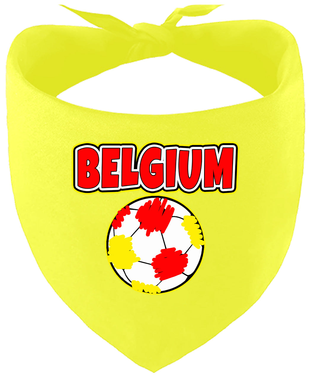 Belgium Soccer Pet Bandana