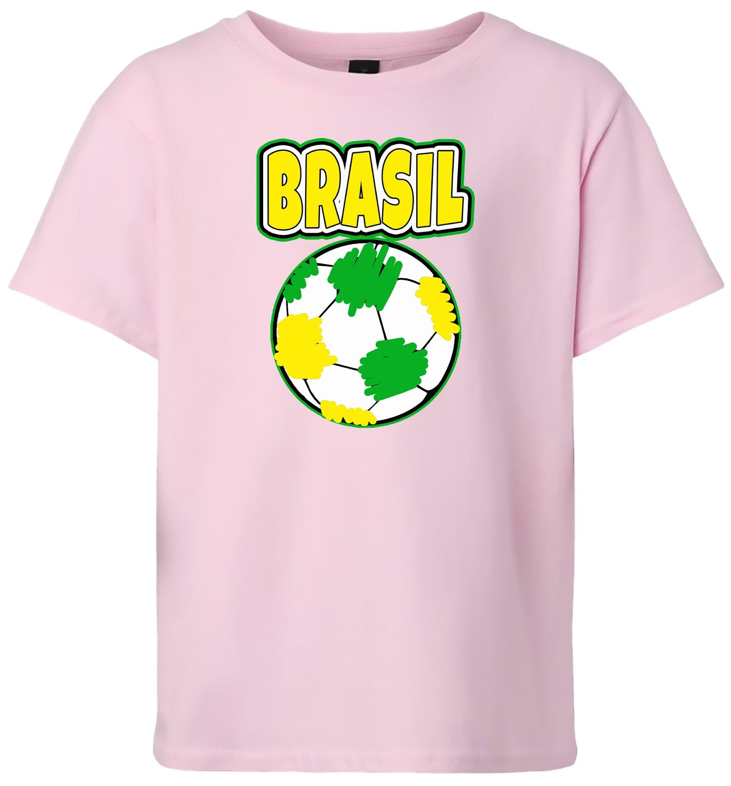 Brazil Soccer Children's Gildan Soft Shirt