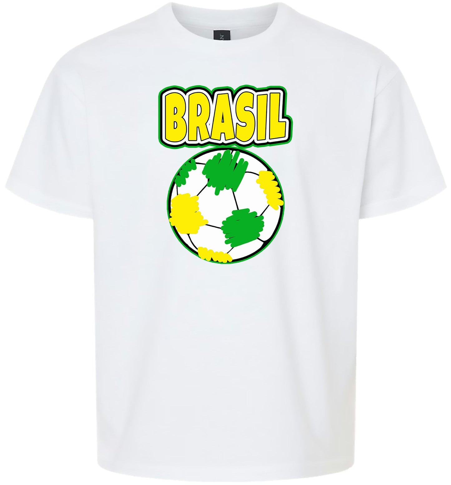 Brazil Soccer Children's Gildan Soft Shirt