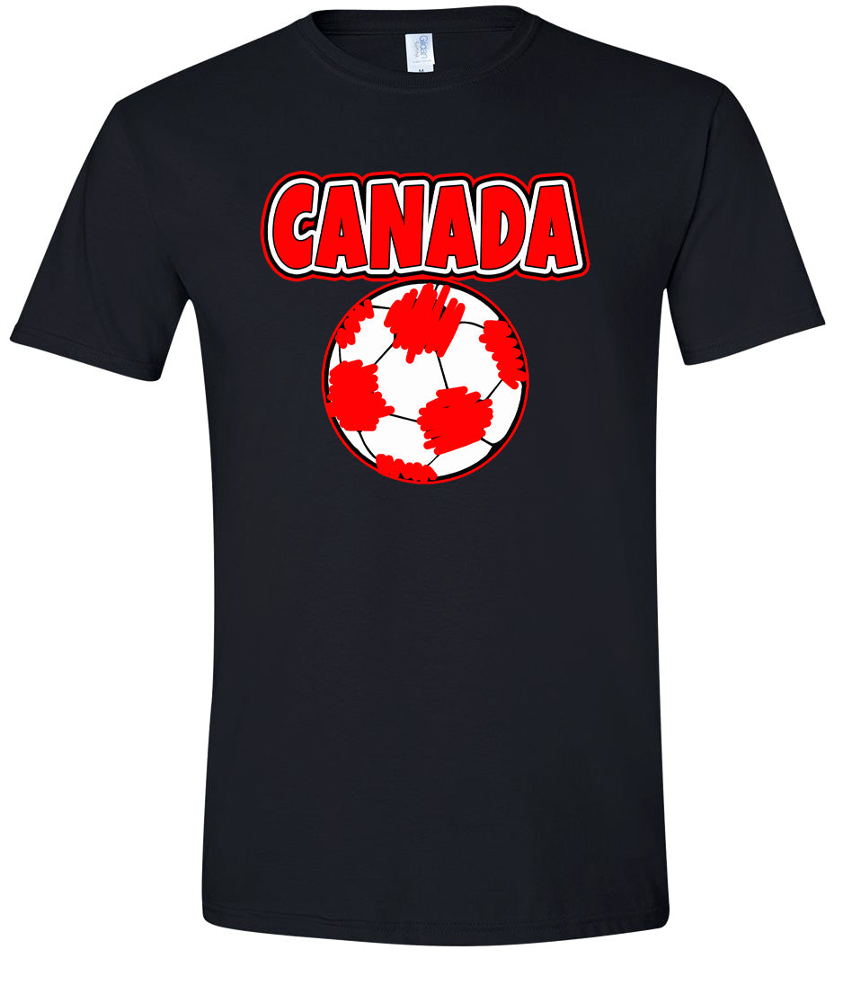 Canada Soccer Adult Gildan Soft Shirt