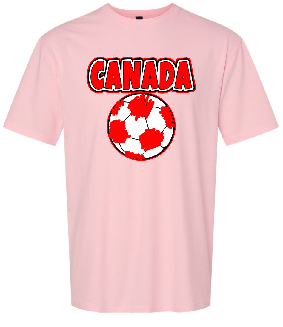 Canada Soccer Adult Gildan Soft Shirt