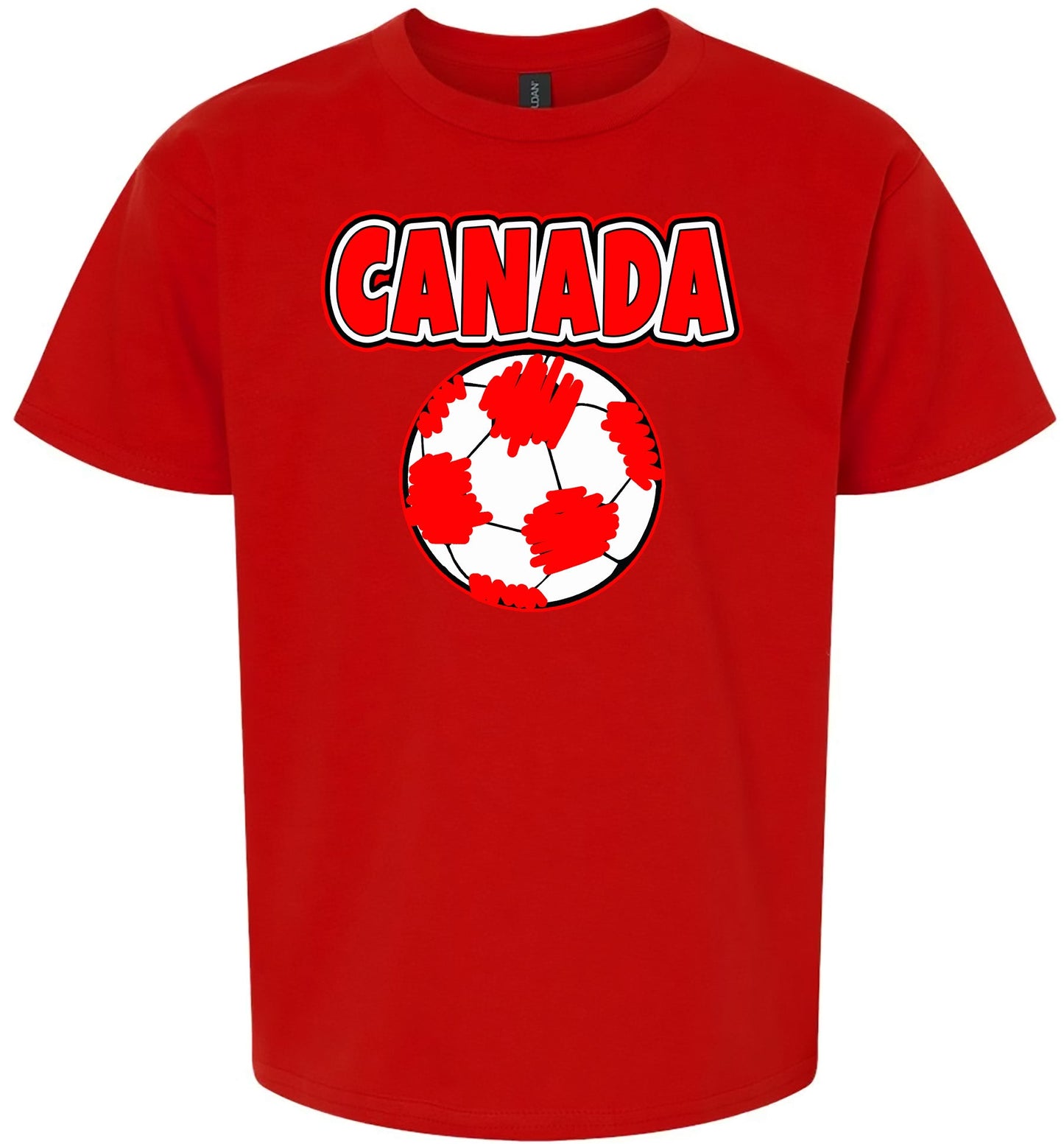 Canada Soccer Children's Gildan Soft Shirt