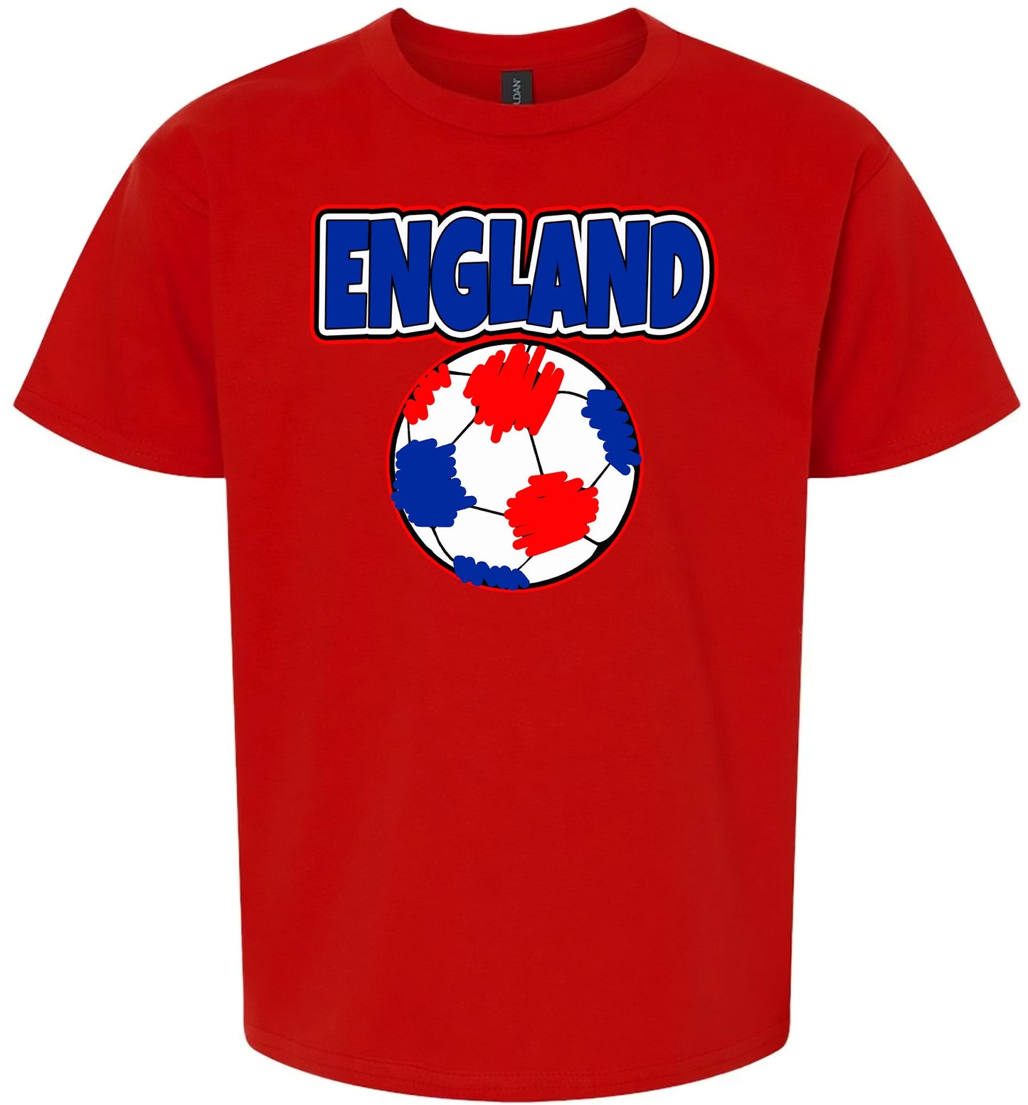 England Soccer Children's Gildan Soft Shirt