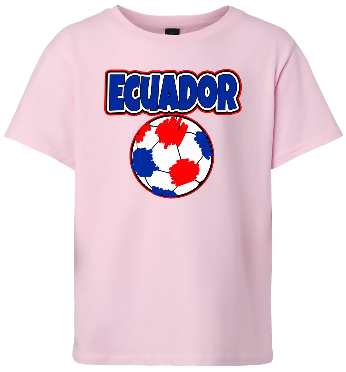 Ecuador Soccer Children's Gildan Soft Shirt