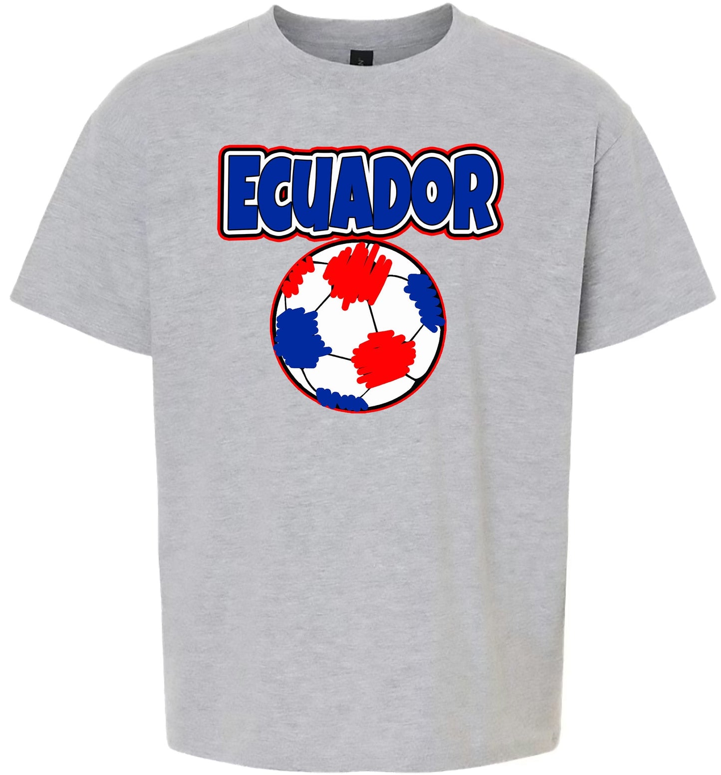 Ecuador Soccer Children's Gildan Soft Shirt