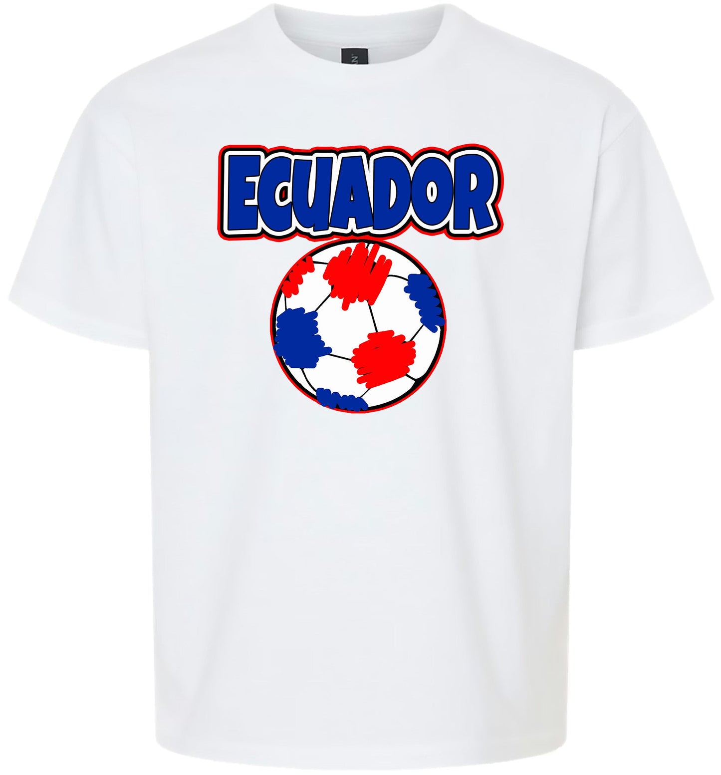 Ecuador Soccer Children's Gildan Soft Shirt