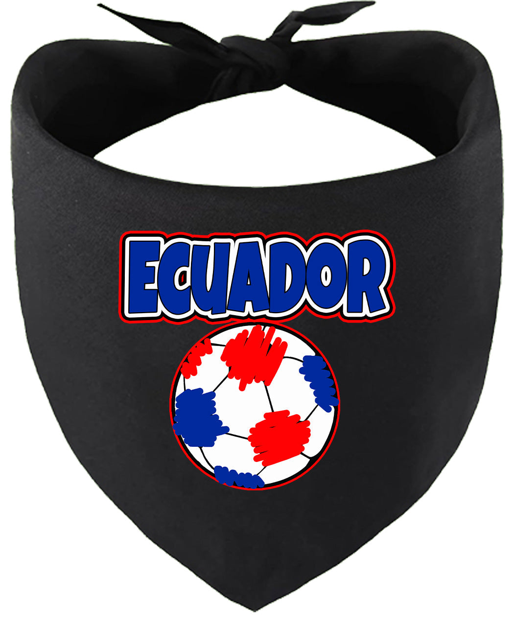 Ecuador Soccer Pet Bandana