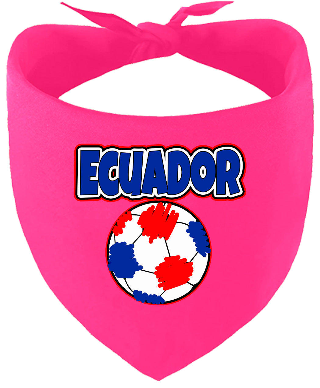 Ecuador Soccer Pet Bandana