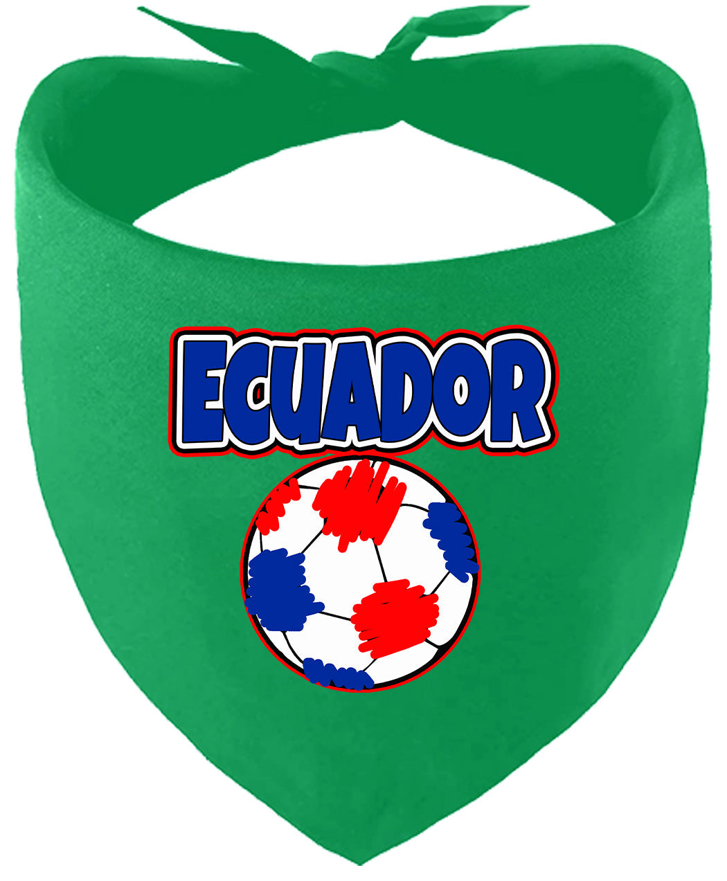 Ecuador Soccer Pet Bandana