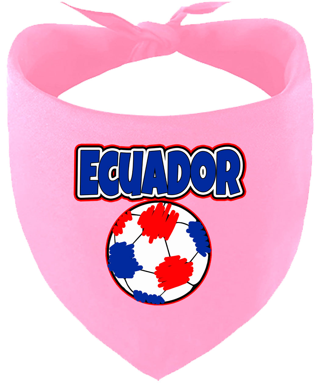 Ecuador Soccer Pet Bandana