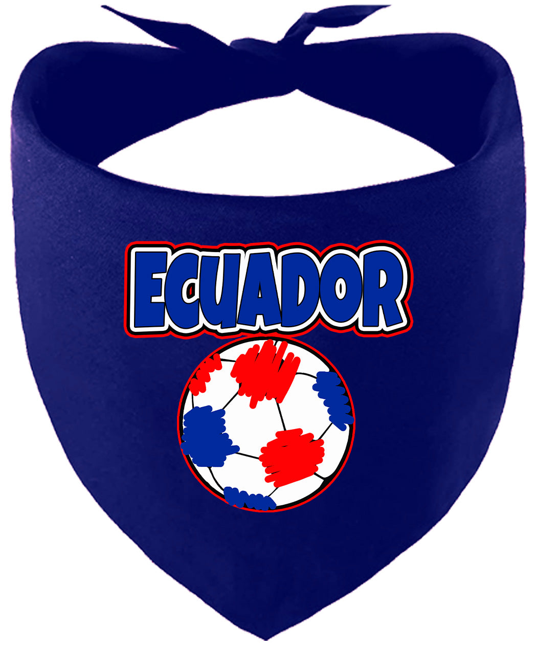 Ecuador Soccer Pet Bandana