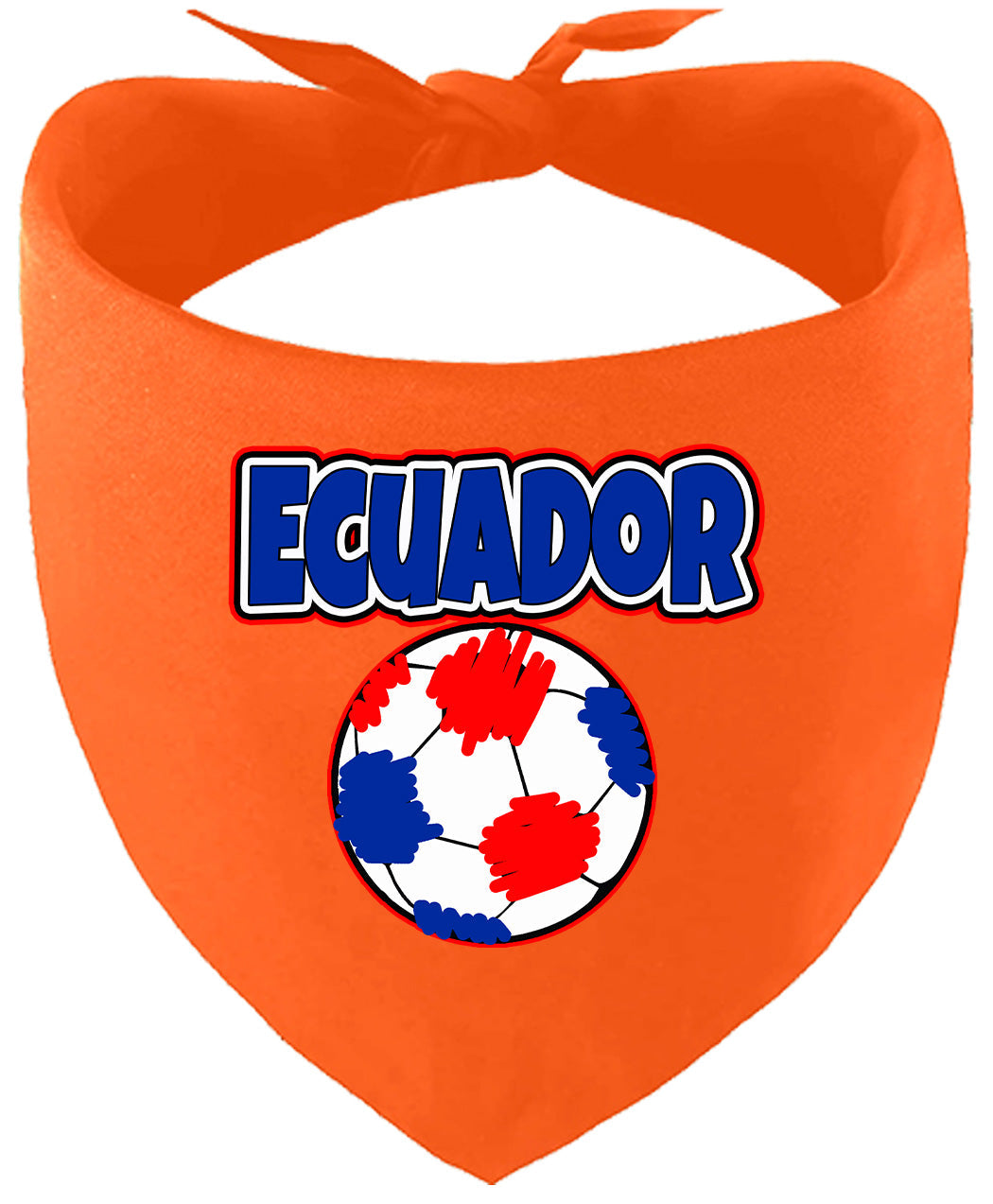 Ecuador Soccer Pet Bandana