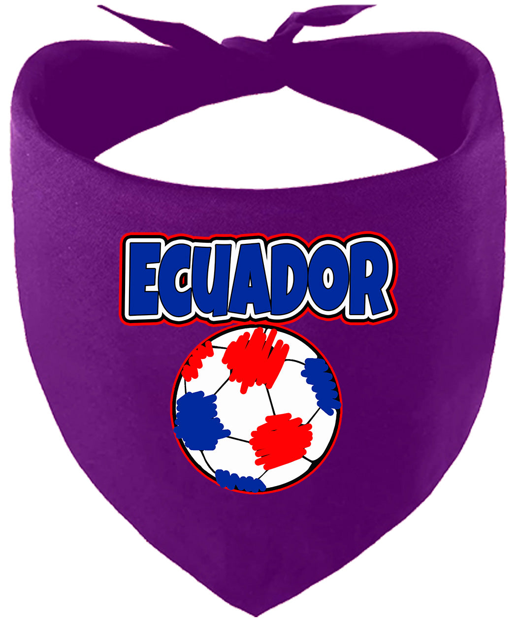 Ecuador Soccer Pet Bandana
