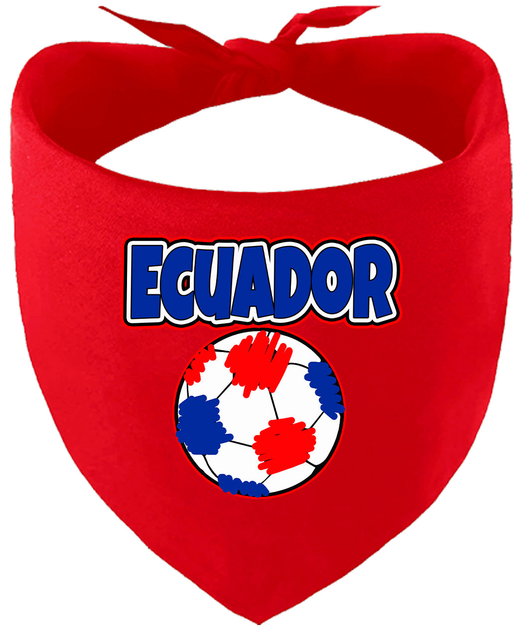 Ecuador Soccer Pet Bandana