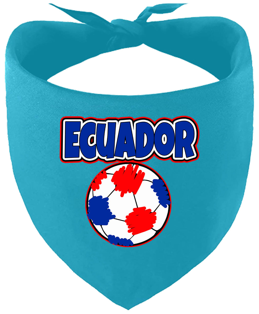 Ecuador Soccer Pet Bandana