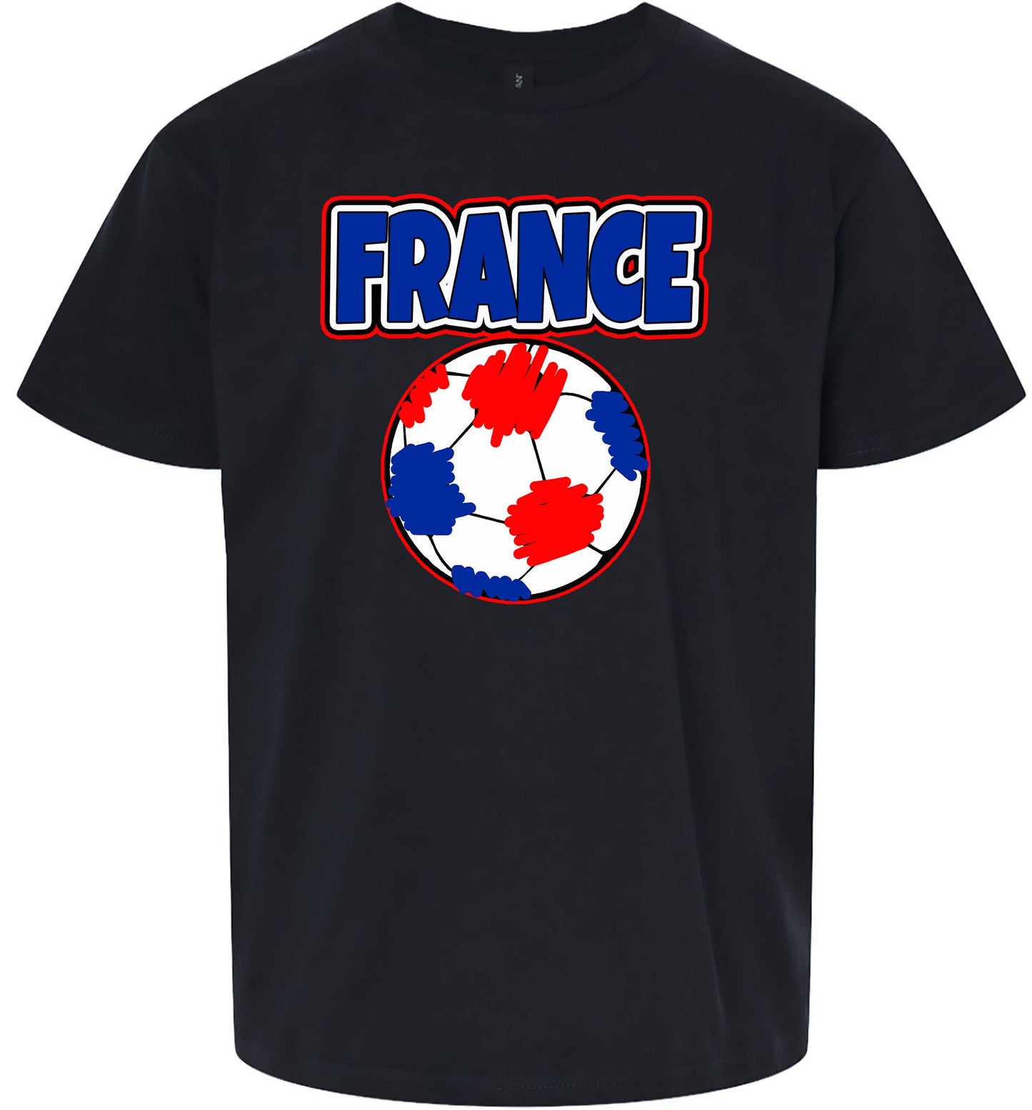 France Soccer Children's Gildan Soft Shirt