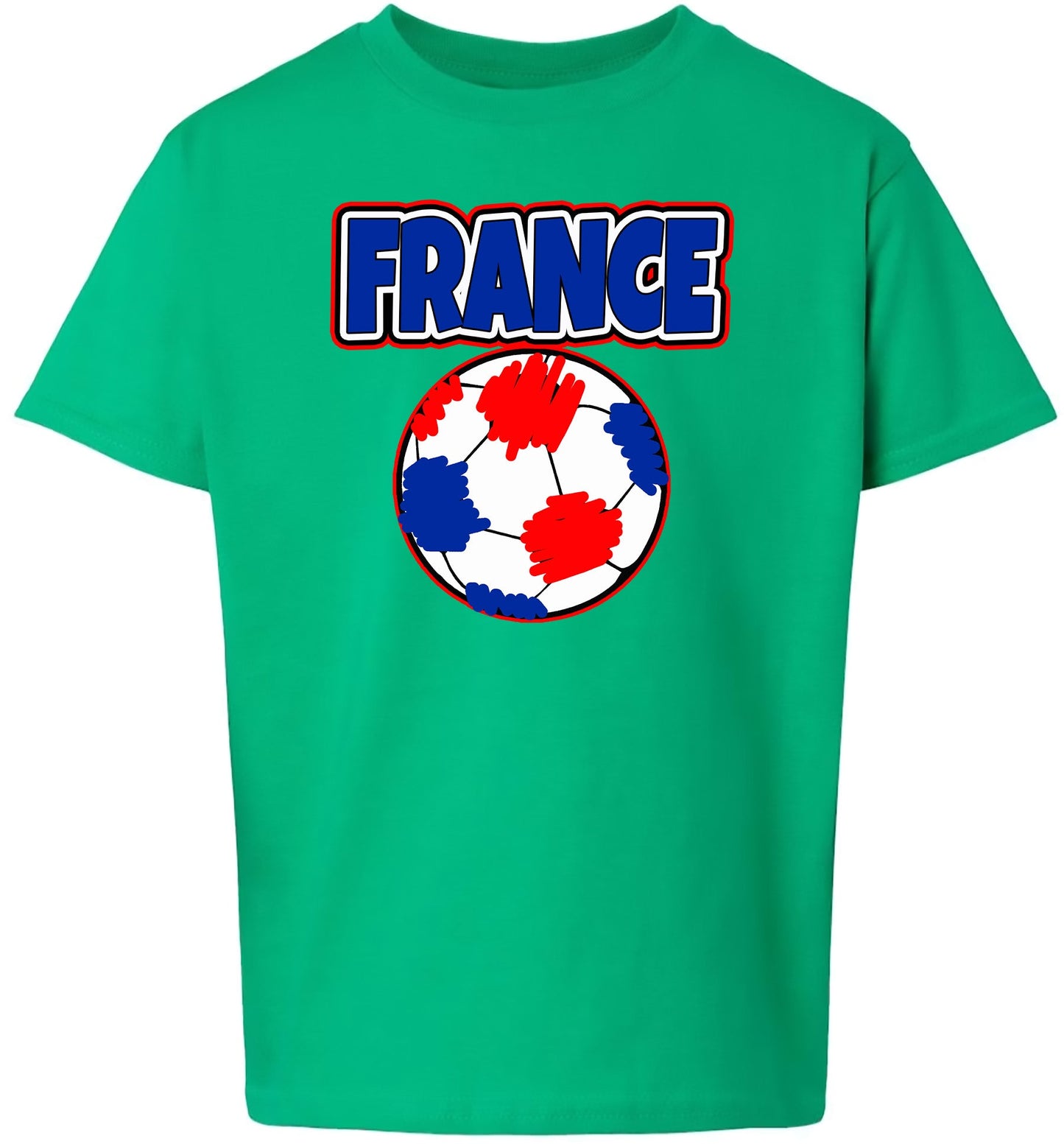 France Soccer Children's Gildan Soft Shirt