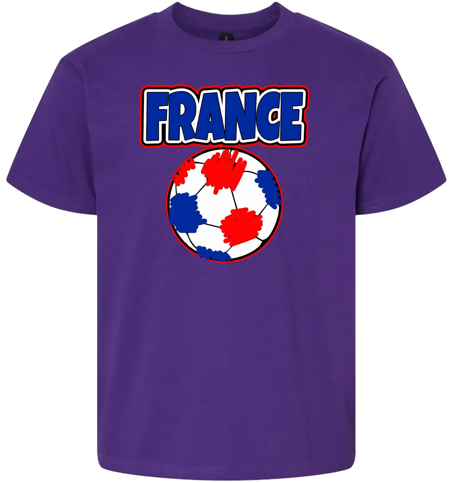 France Soccer Children's Gildan Soft Shirt
