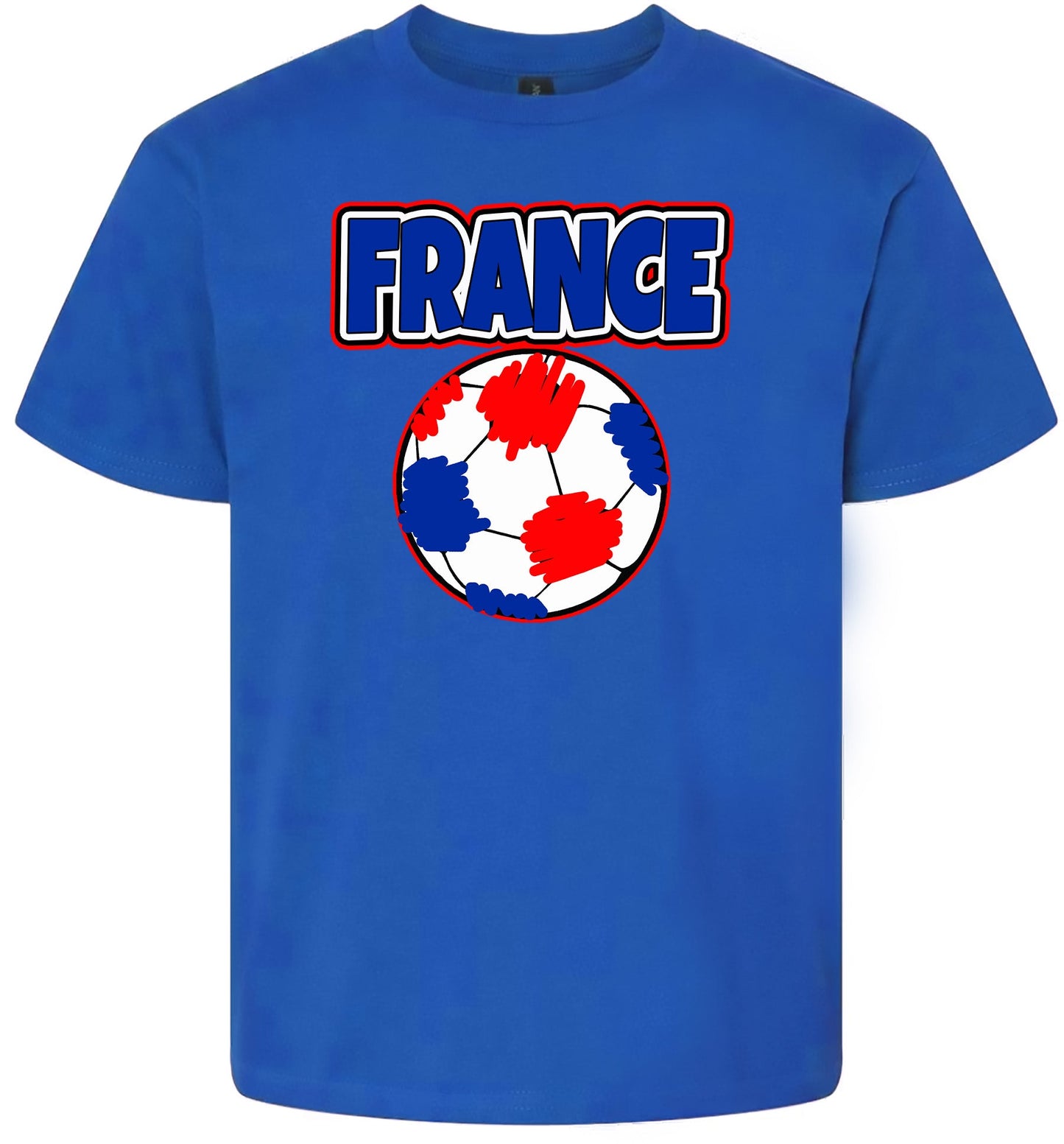 France Soccer Children's Gildan Soft Shirt