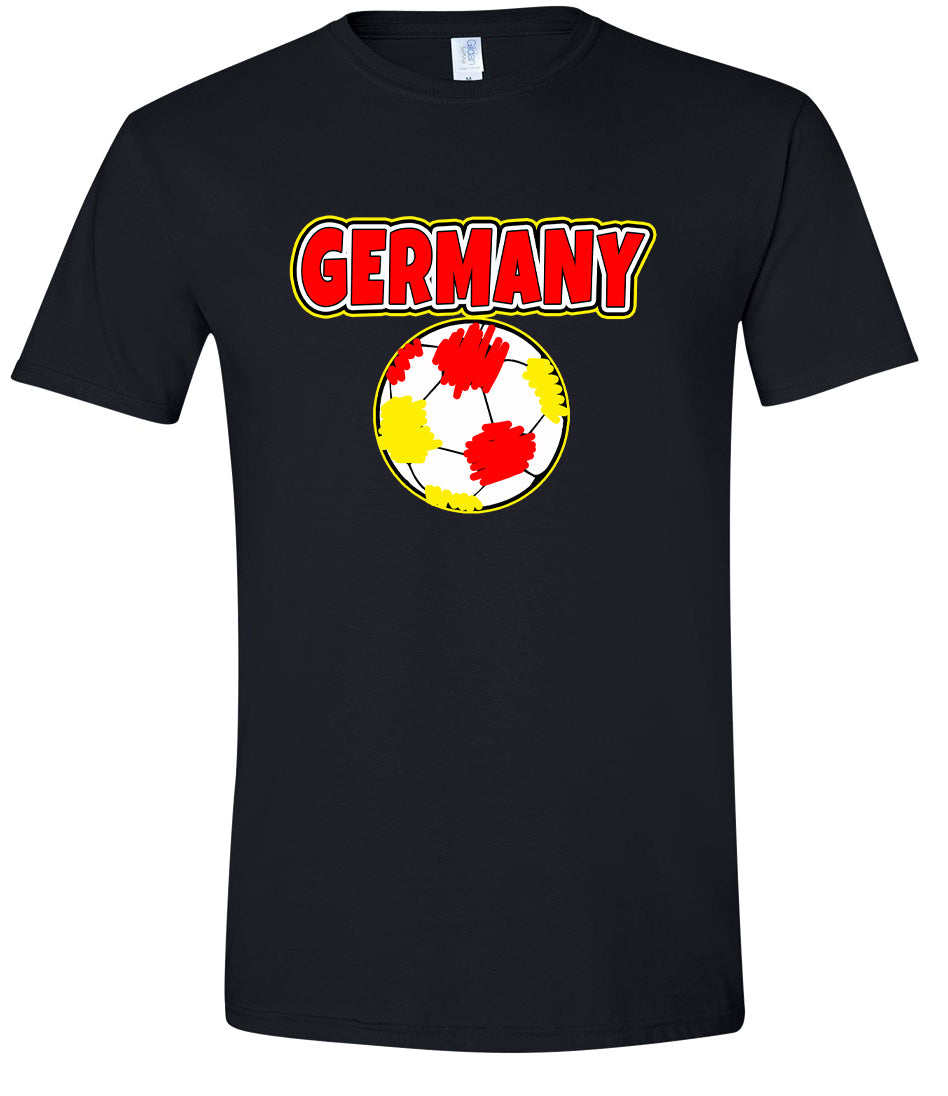 Germany Soccer Adult Gildan Soft Shirt