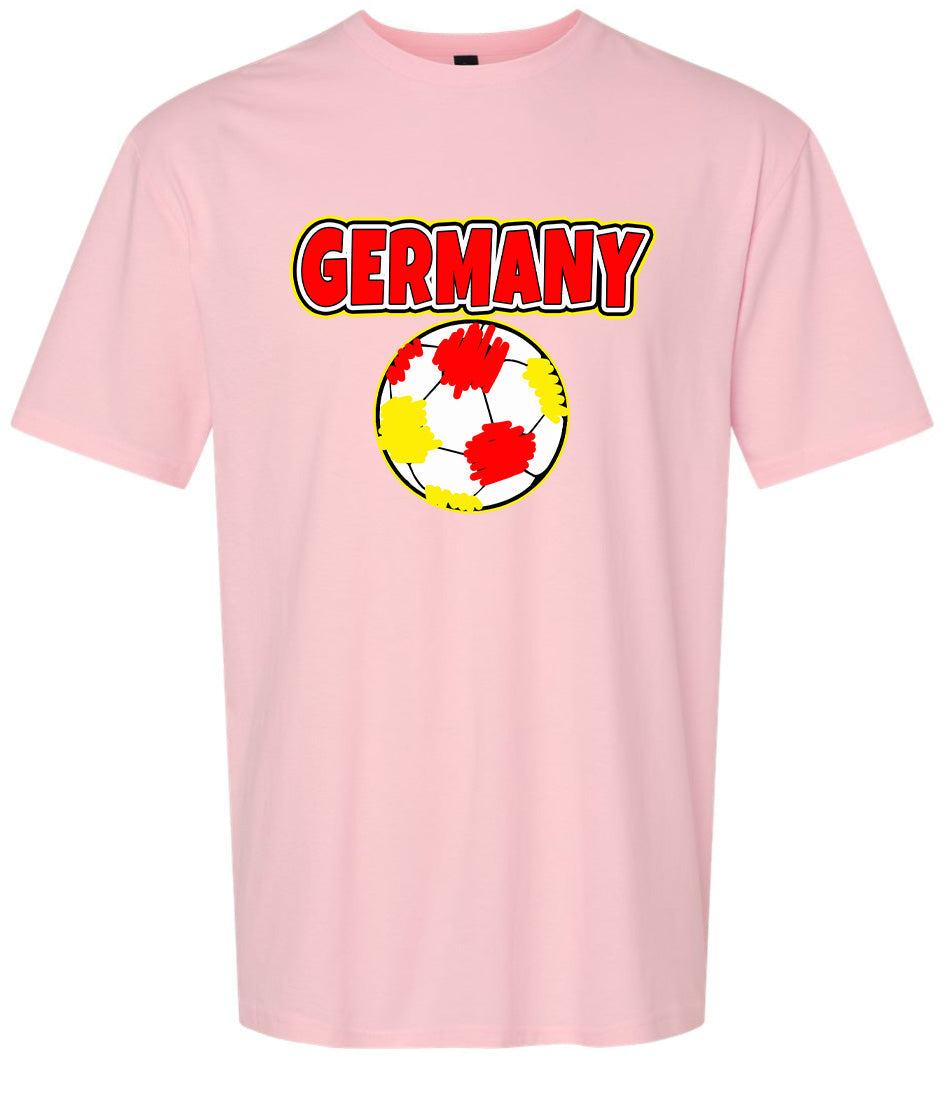 Germany Soccer Adult Gildan Soft Shirt