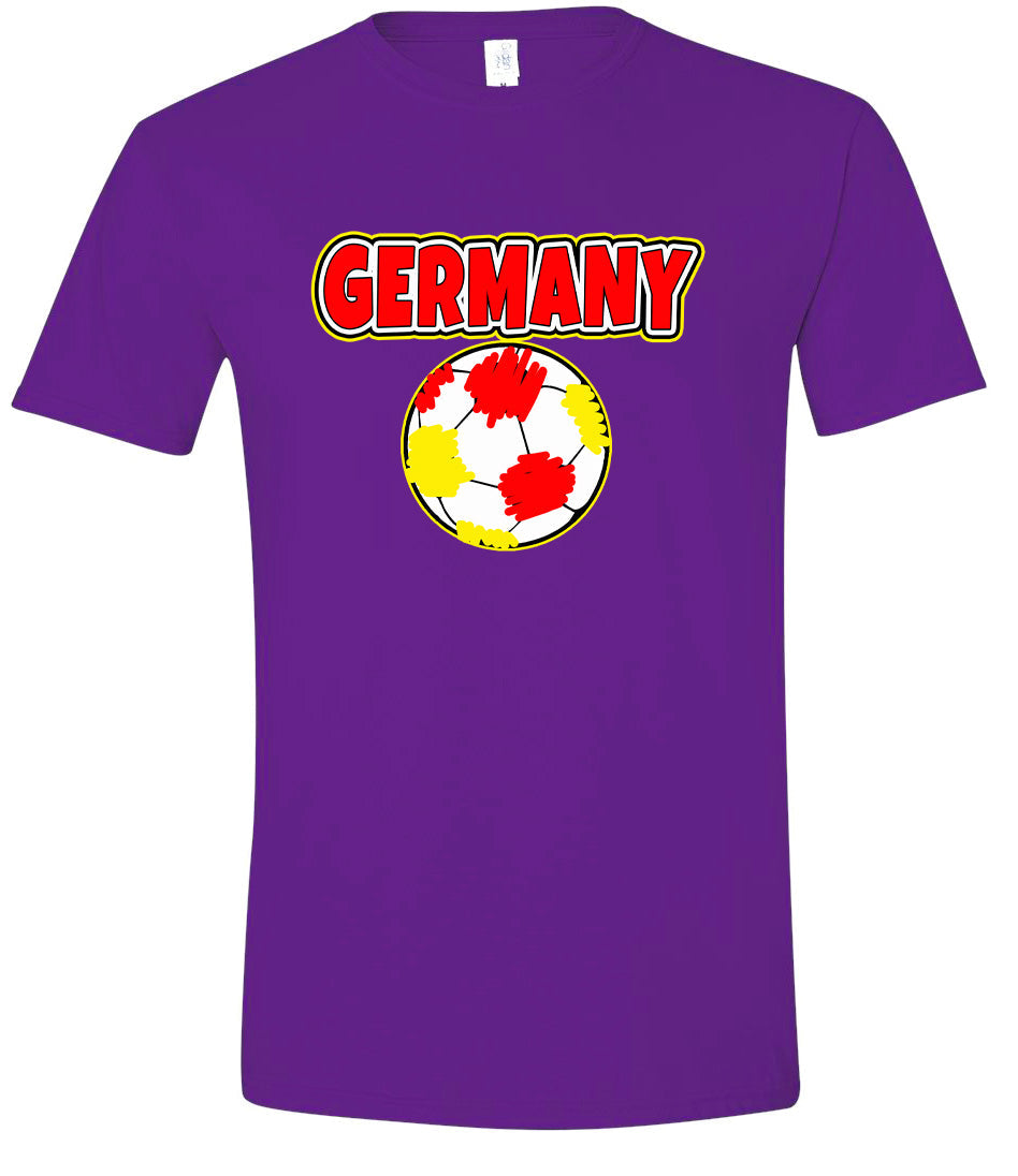 Germany Soccer Adult Gildan Soft Shirt